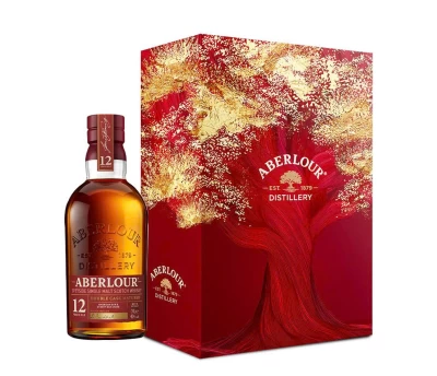 Bộ quà Tết Rượu Aberlour 12 Years Old – Double Cask Matured Speyside 70cl